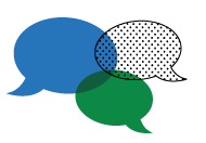 Multi-colored-speech-bubble-illstration